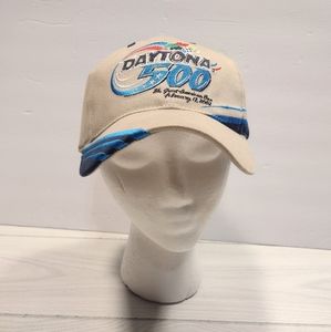 ISC Nascar Daytona 500 Race car Racing Mens Adjustable Hat Cap.